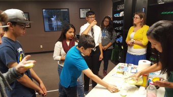 The Young Entrepreneurs got a taste of their own work at the Rosa Brothers Milk Company.